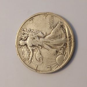 1935 Walking Liberty Silver Half Dollar